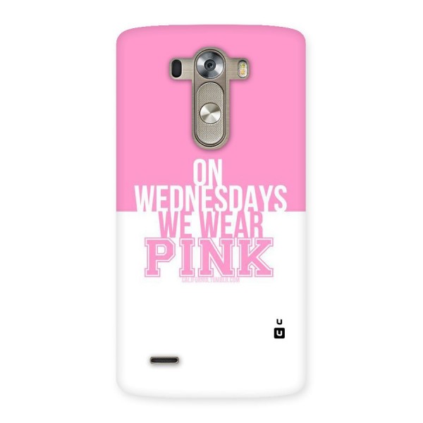 Wear Pink Back Case for LG G3