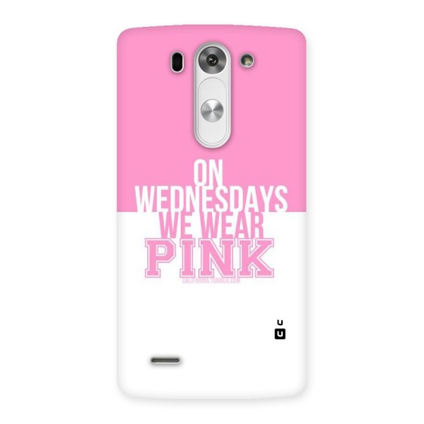 Wear Pink Back Case for LG G3 Mini