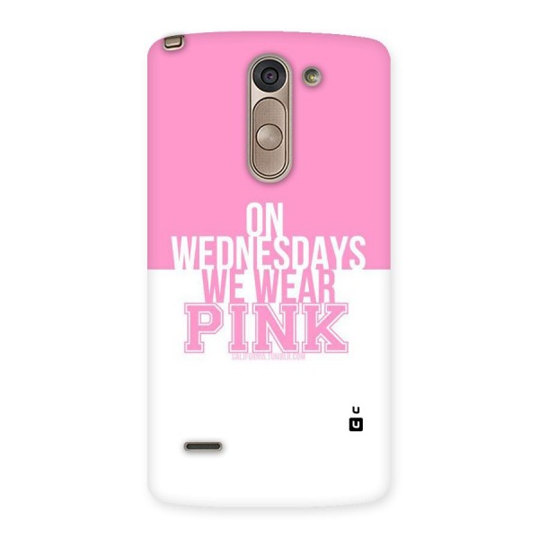 Wear Pink Back Case for LG G3 Stylus