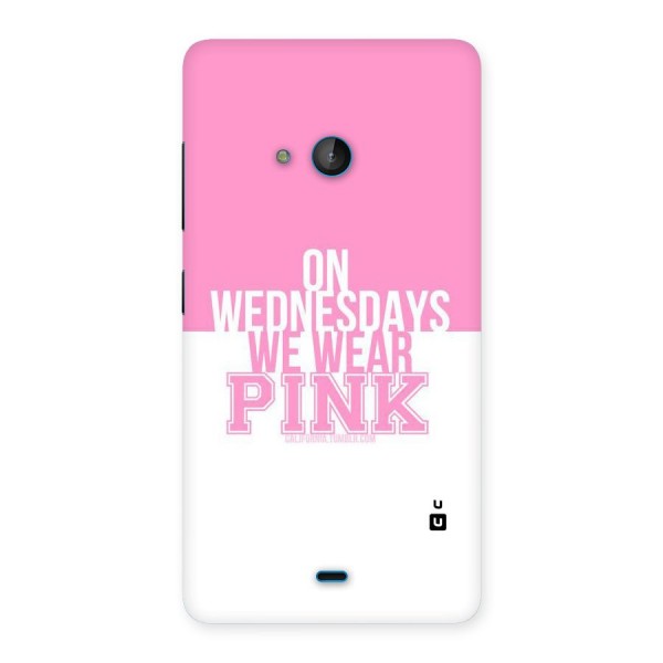 Wear Pink Back Case for Lumia 540