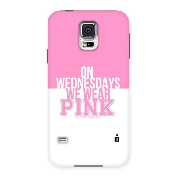 Wear Pink Back Case for Samsung Galaxy S5