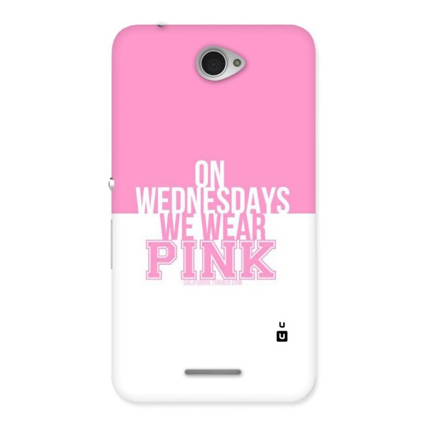 Wear Pink Back Case for Sony Xperia E4