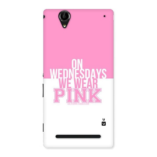 Wear Pink Back Case for Sony Xperia T2
