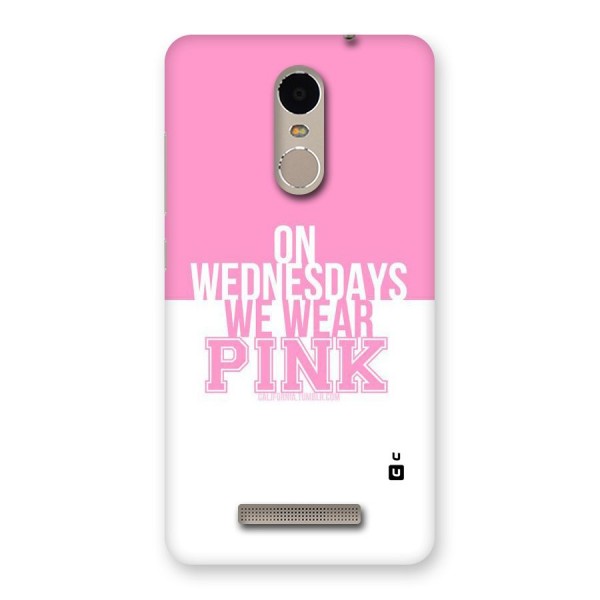 Wear Pink Back Case for Xiaomi Redmi Note 3