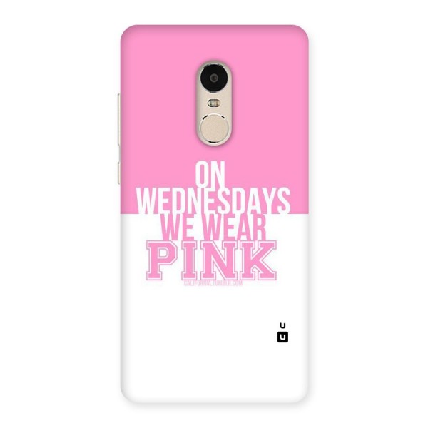 Wear Pink Back Case for Xiaomi Redmi Note 4