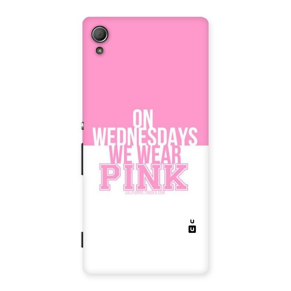 Wear Pink Back Case for Xperia Z4