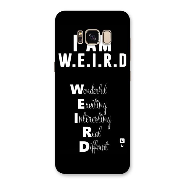 Weird Me Back Case for Galaxy S8