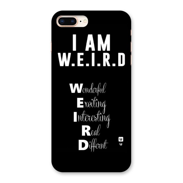 Weird Me Back Case for iPhone 8 Plus