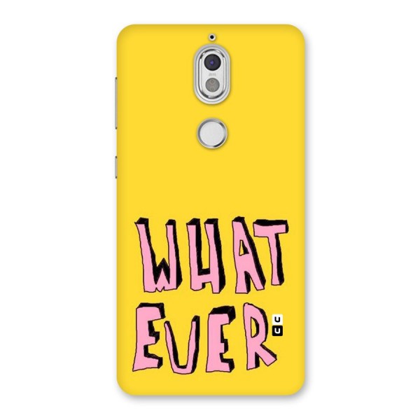 Whatever Yellow Back Case for Nokia 7