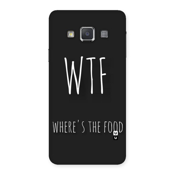 Where The Food Back Case for Galaxy A3