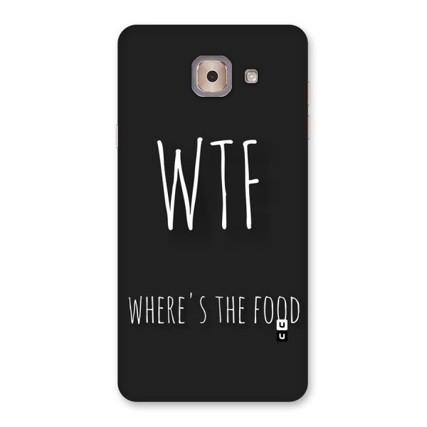 Where The Food Back Case for Galaxy J7 Max