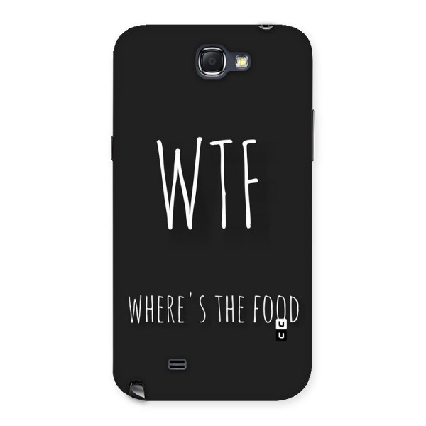 Where The Food Back Case for Galaxy Note 2