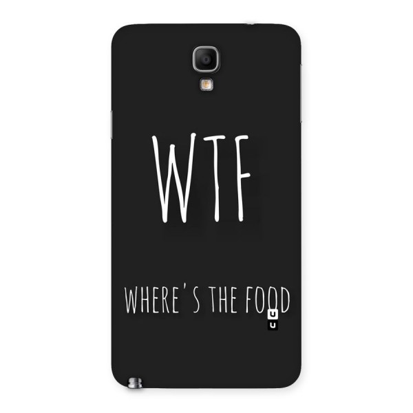 Where The Food Back Case for Galaxy Note 3 Neo