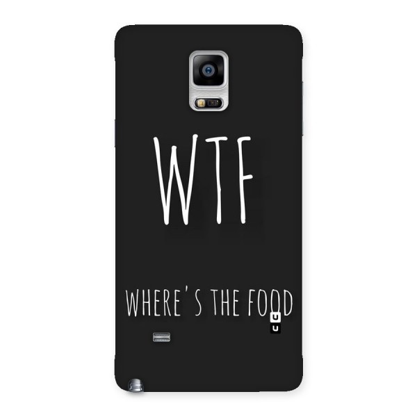 Where The Food Back Case for Galaxy Note 4