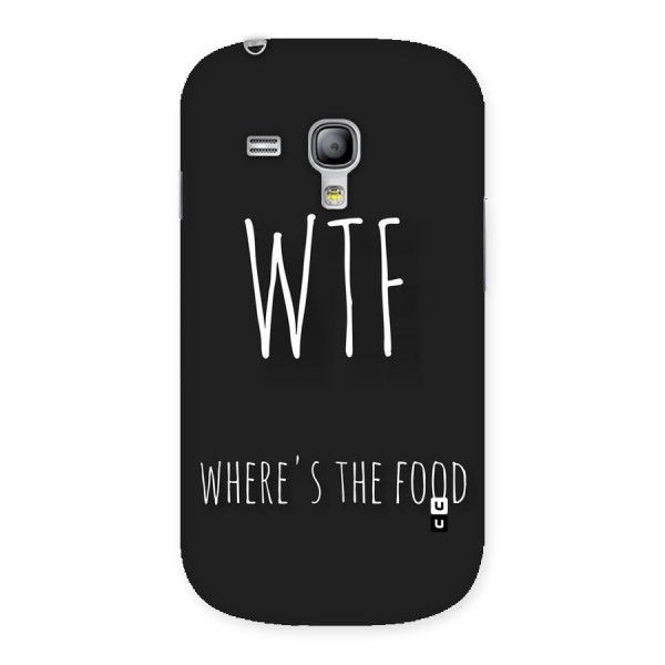 Where The Food Back Case for Galaxy S3 Mini
