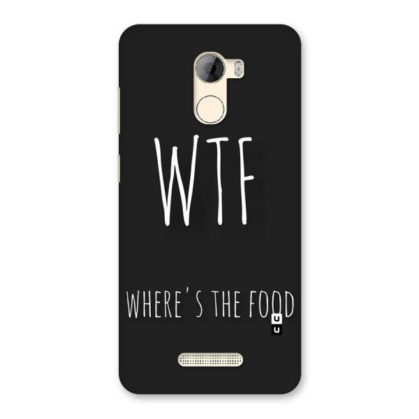 Where The Food Back Case for Gionee A1 LIte