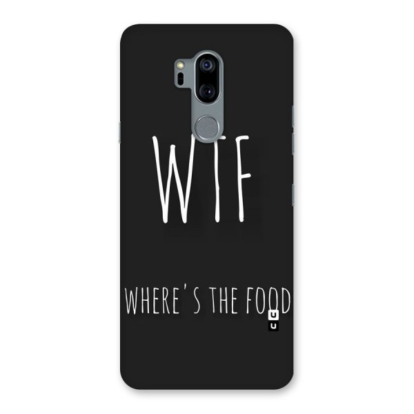 Where The Food Back Case for LG G7