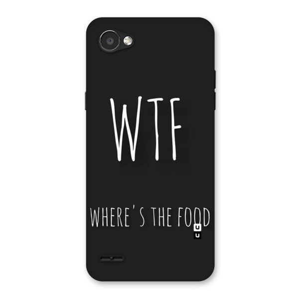 Where The Food Back Case for LG Q6