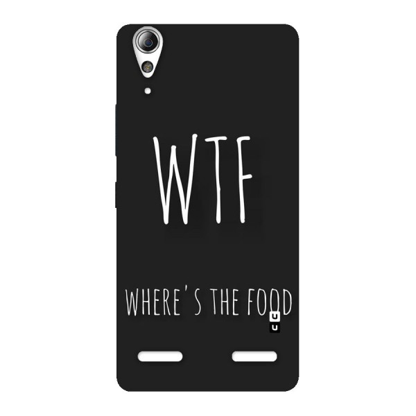Where The Food Back Case for Lenovo A6000