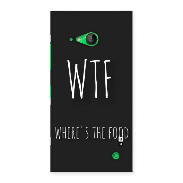 Where The Food Back Case for Lumia 730