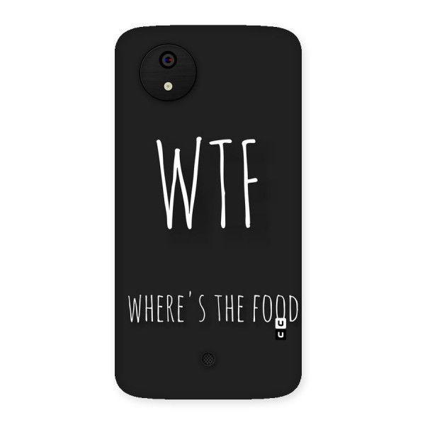 Where The Food Back Case for Micromax Canvas A1