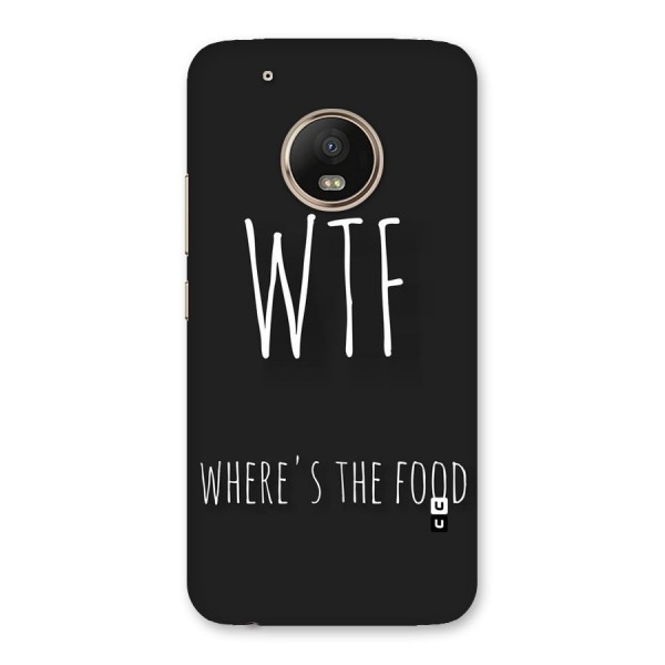 Where The Food Back Case for Moto G5 Plus