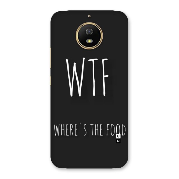 Where The Food Back Case for Moto G5s