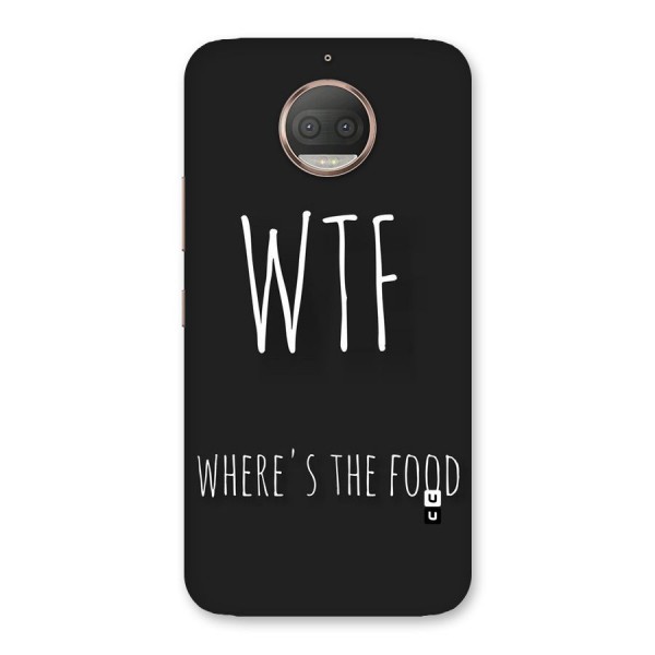 Where The Food Back Case for Moto G5s Plus