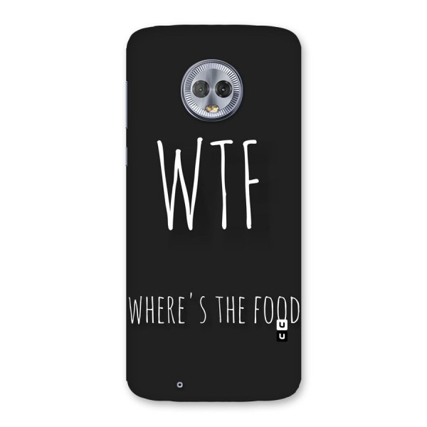 Where The Food Back Case for Moto G6