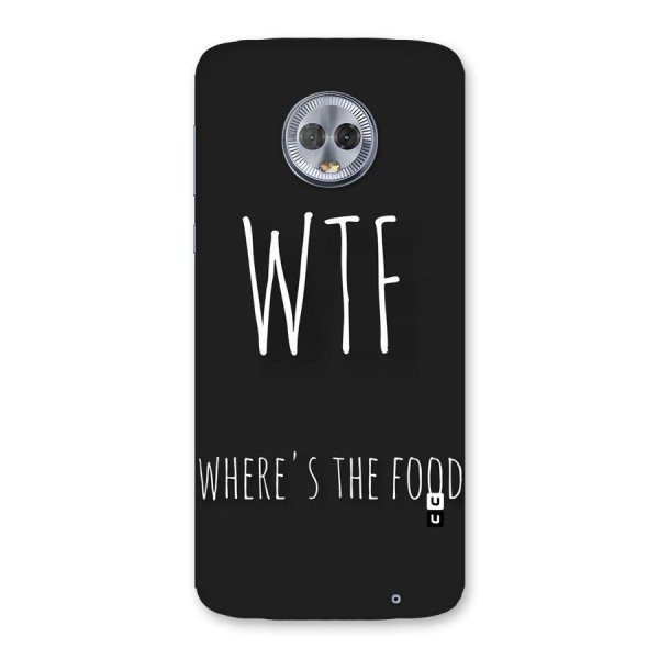 Where The Food Back Case for Moto G6 Plus