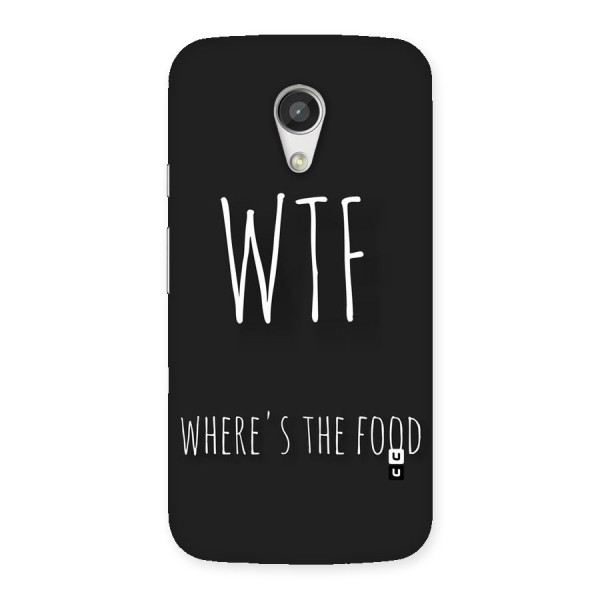 Where The Food Back Case for Moto G 2nd Gen