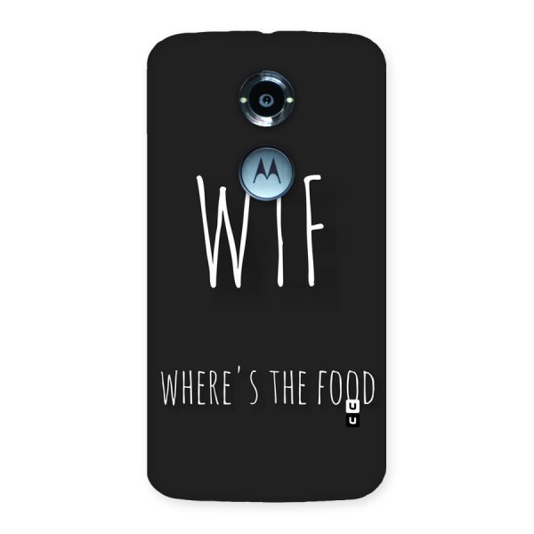 Where The Food Back Case for Moto X 2nd Gen
