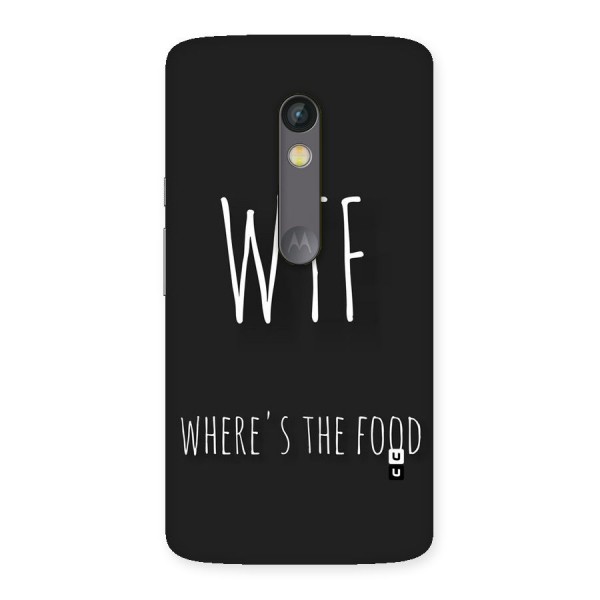 Where The Food Back Case for Moto X Play
