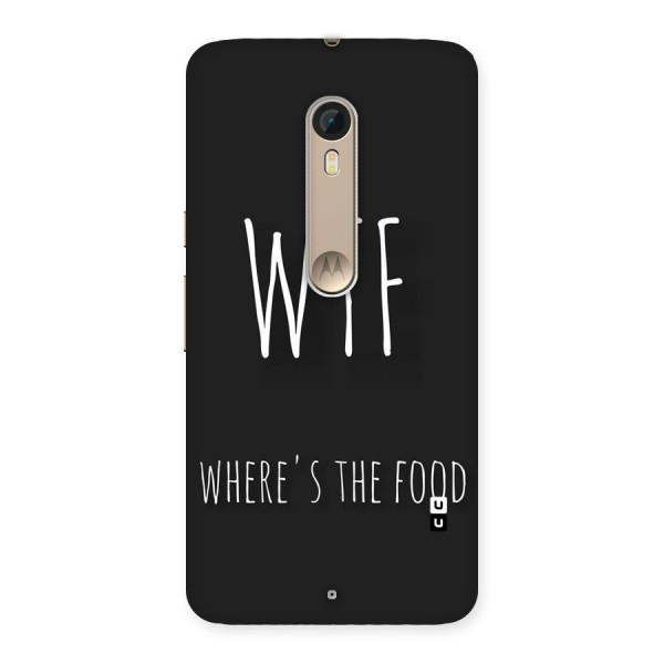 Where The Food Back Case for Motorola Moto X Style