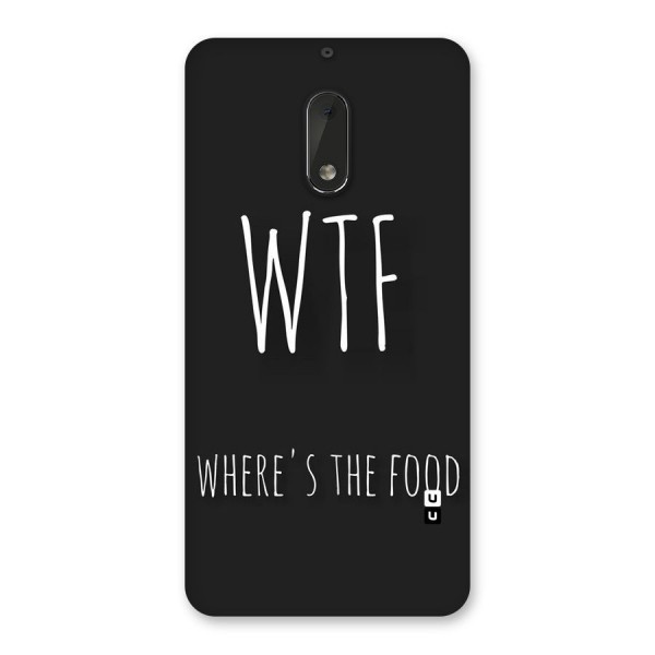 Where The Food Back Case for Nokia 6