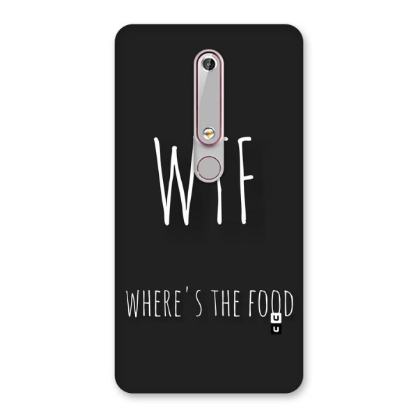 Where The Food Back Case for Nokia 6.1