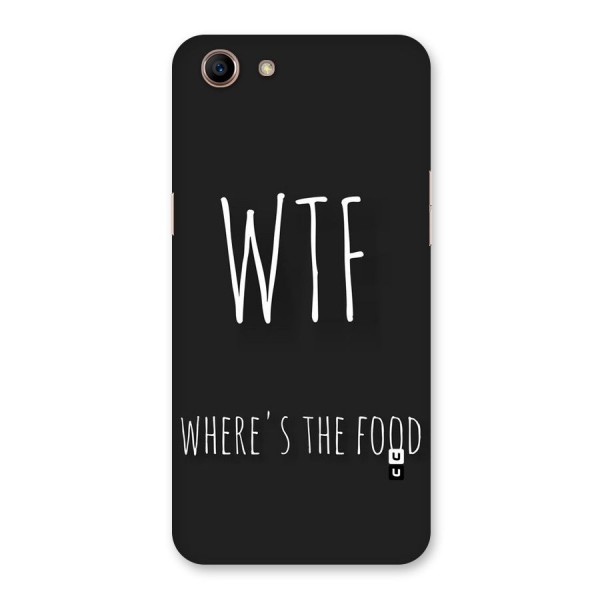 Where The Food Back Case for Oppo A83 (2018)