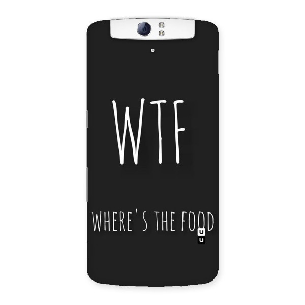 Where The Food Back Case for Oppo N1