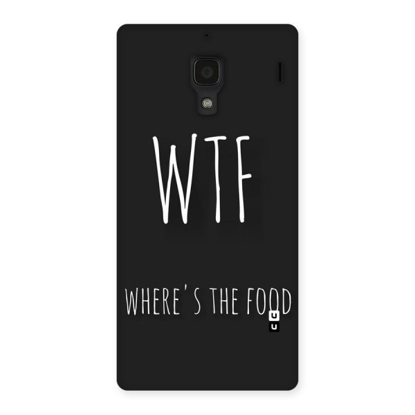 Where The Food Back Case for Redmi 1S