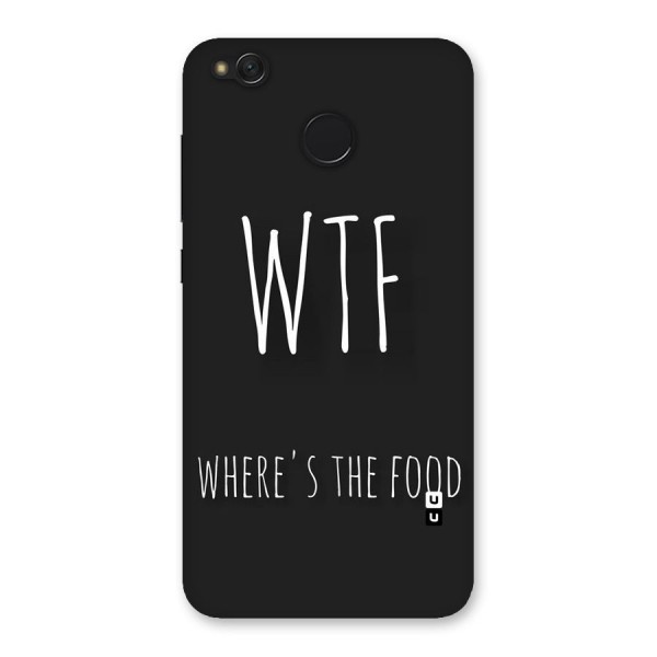Where The Food Back Case for Redmi 4