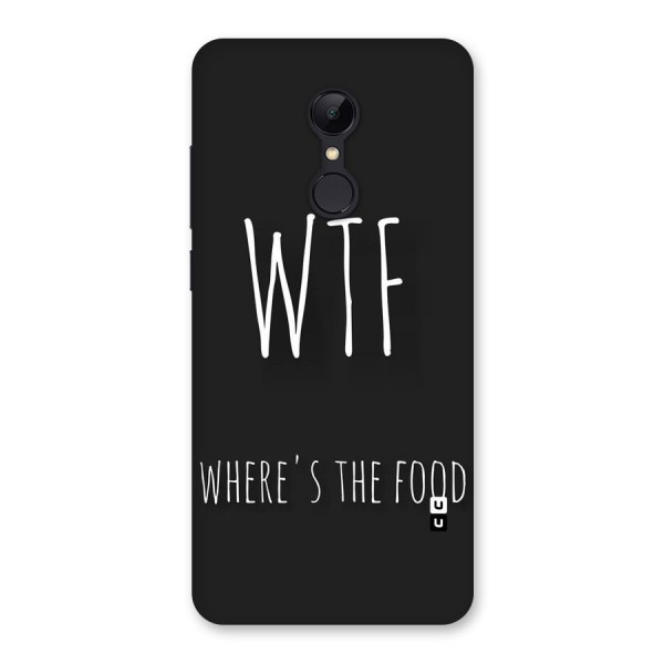 Where The Food Back Case for Redmi 5
