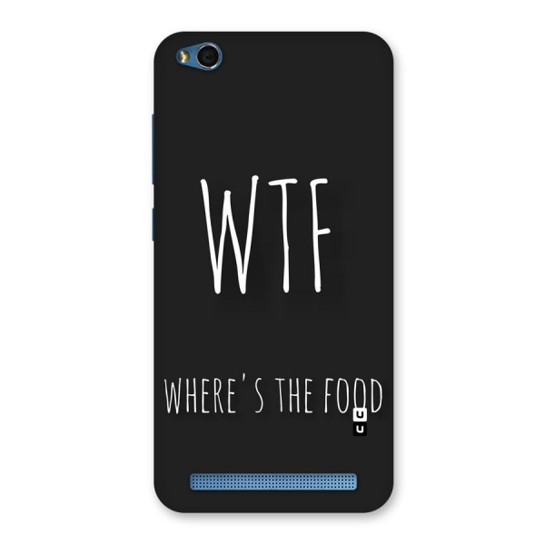 Where The Food Back Case for Redmi 5A