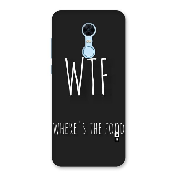Where The Food Back Case for Redmi Note 5