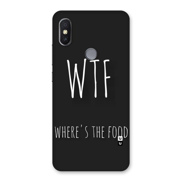 Where The Food Back Case for Redmi Y2