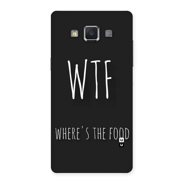 Where The Food Back Case for Samsung Galaxy A5