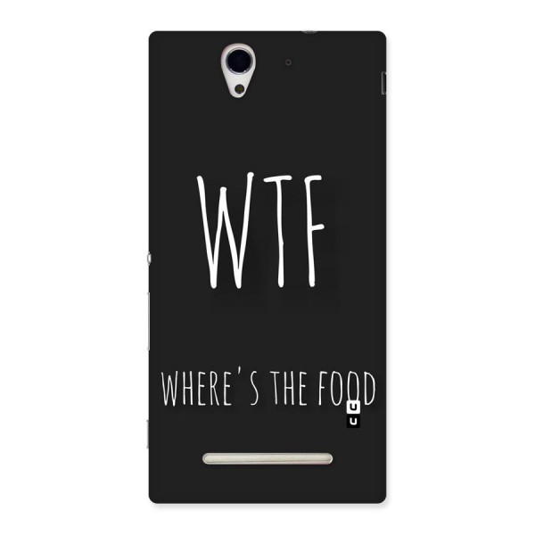 Where The Food Back Case for Sony Xperia C3