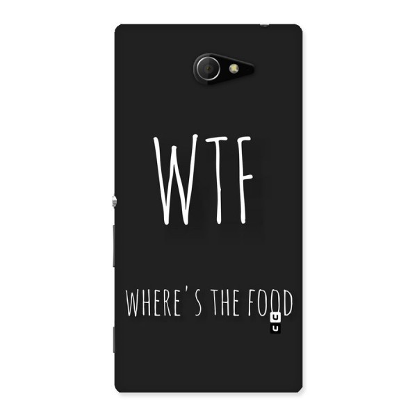 Where The Food Back Case for Sony Xperia M2