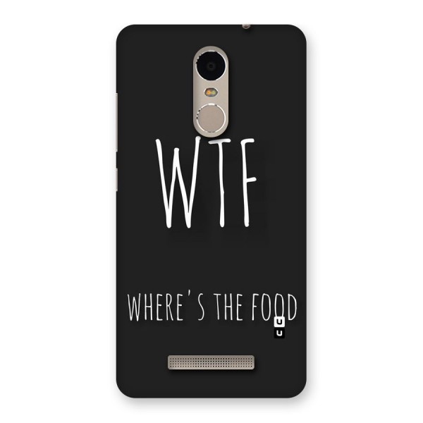 Where The Food Back Case for Xiaomi Redmi Note 3