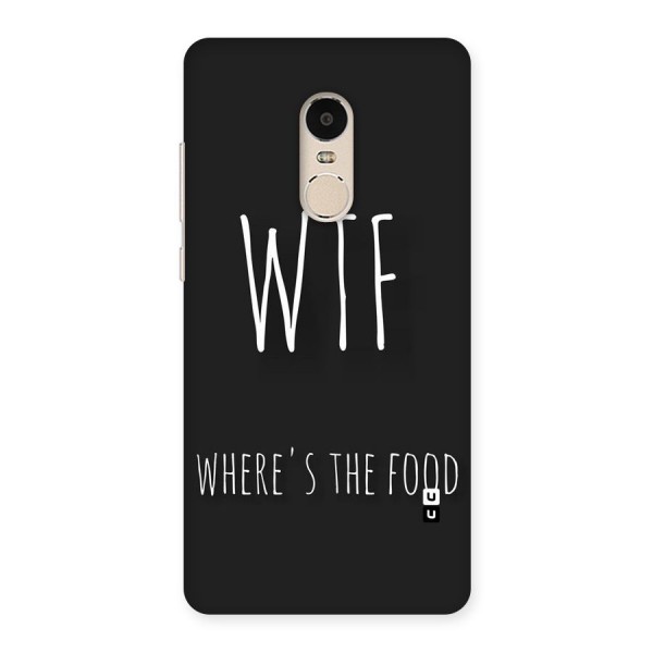 Where The Food Back Case for Xiaomi Redmi Note 4