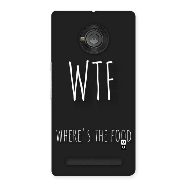 Where The Food Back Case for Yu Yuphoria